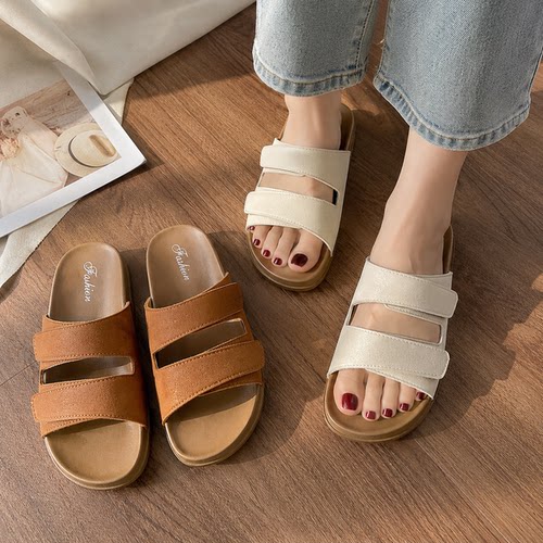CasualOneBeltBokenSlippers