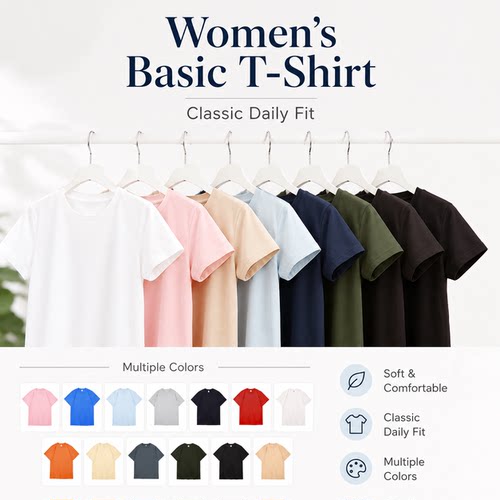 100%cottonT-shirt,summer