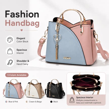 Large Capacity HandbagFashionable Single Shoulder Bag手提包