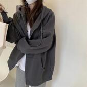 woman卫衣开衫 Hoodie 拉链情侣外套 couple coat cardigan zipper