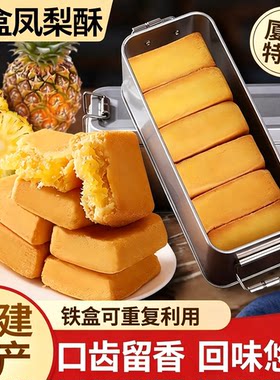 闽南手工铁盒台湾凤梨酥伴手礼