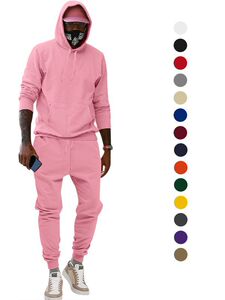 Men's Hoodie Set 连帽加绒卫衣套装运动休闲两件套男宽松运动服