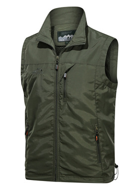 马甲背心休闲多口袋工装大码钓鱼