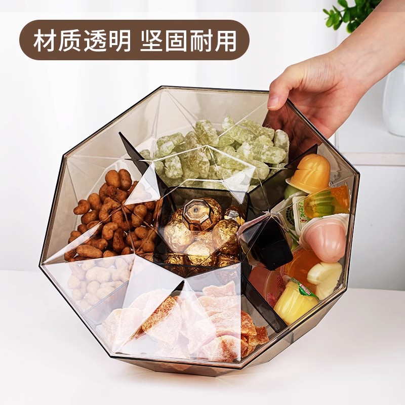 轻奢高档塑料果盘零食摆放盘