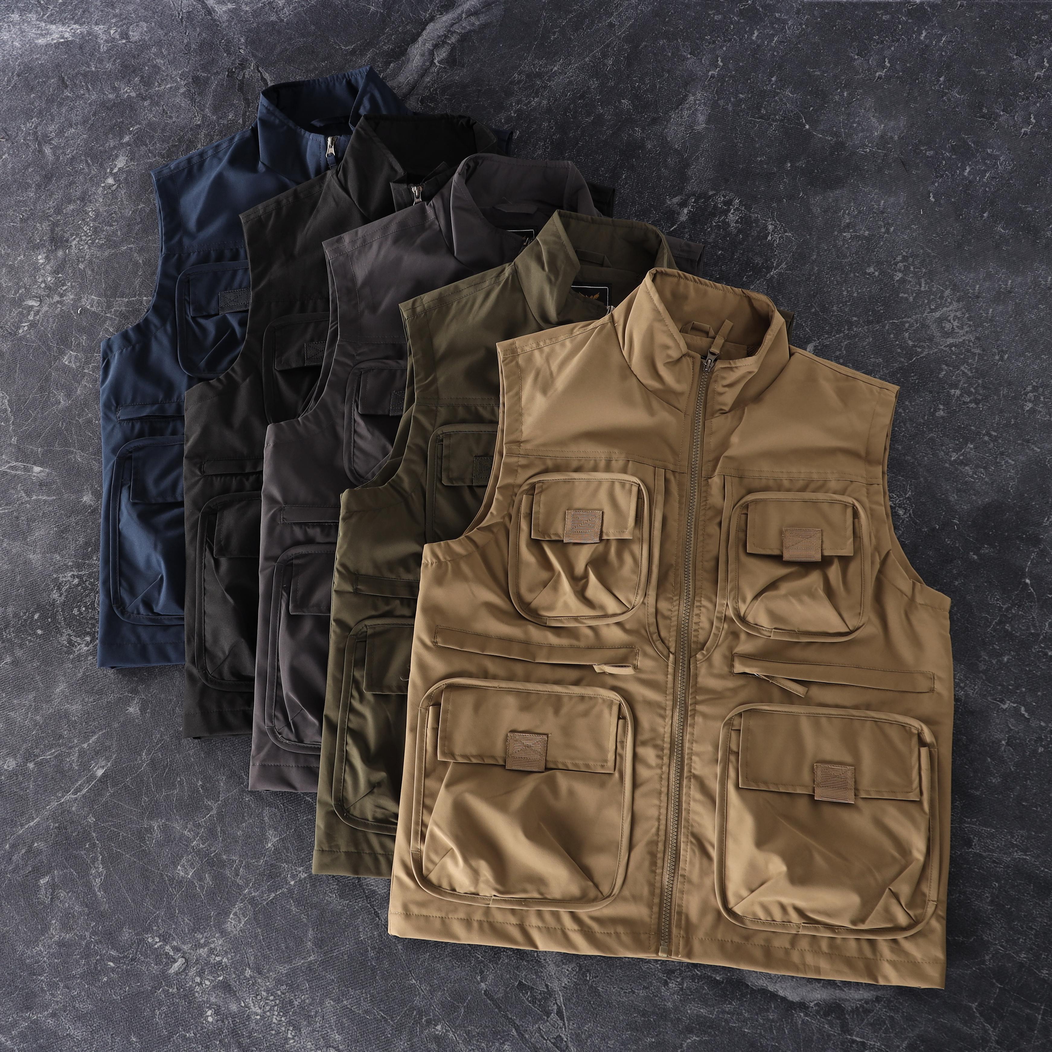 户外防泼水美式复古马甲外套