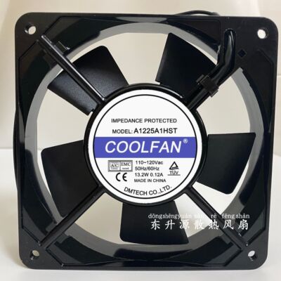 全新COOLFAN风机A12038HA2ST 220V 0.12A 19W 12cm机柜散热风扇