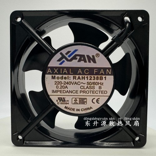 原装欣瑞联风扇RAH1238B1 220V 0.20A 12038 耐高温 金属机体