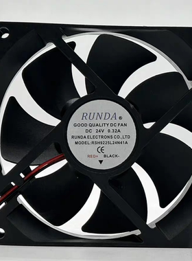 OTHER RUNDA RSH9225L24N41A 24V 0.32A 9.2CM 9025散热风扇