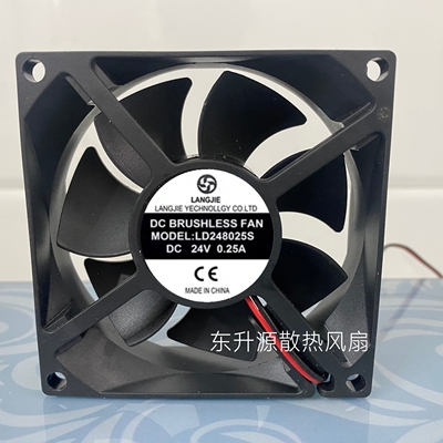LANGJIE LD248025S 8025 8CM 24V 12V 0.25A电焊机变频器散热风扇
