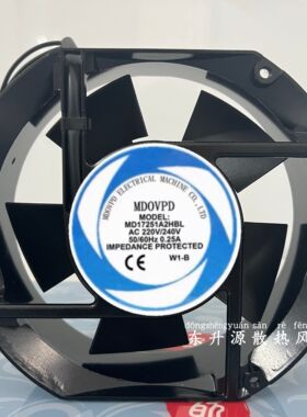 全新MDOVPD M-15050/1725A-L/T AC220V 交流W1-B风扇MD17251A2HBL