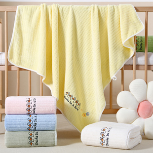 玉颜儿童浴巾比纯棉吸水柔软宝宝盖毯婴幼儿园午睡毯童被游泳裹巾