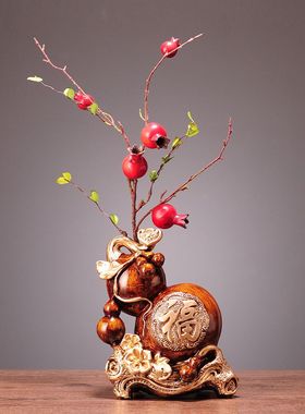 中式葫芦存钱罐摆件客厅玄关电视柜酒柜装饰品搬家礼物乔迁新居礼