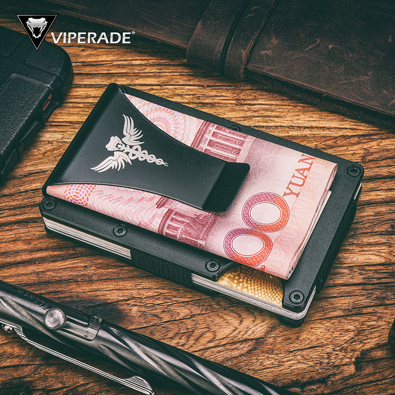 铝合金和碳纤维材质可选，超薄创意钱夹