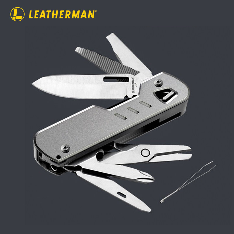 美国Leatherman莱泽曼 FREE T4 多功能组合工具刀加配钛合金手柄