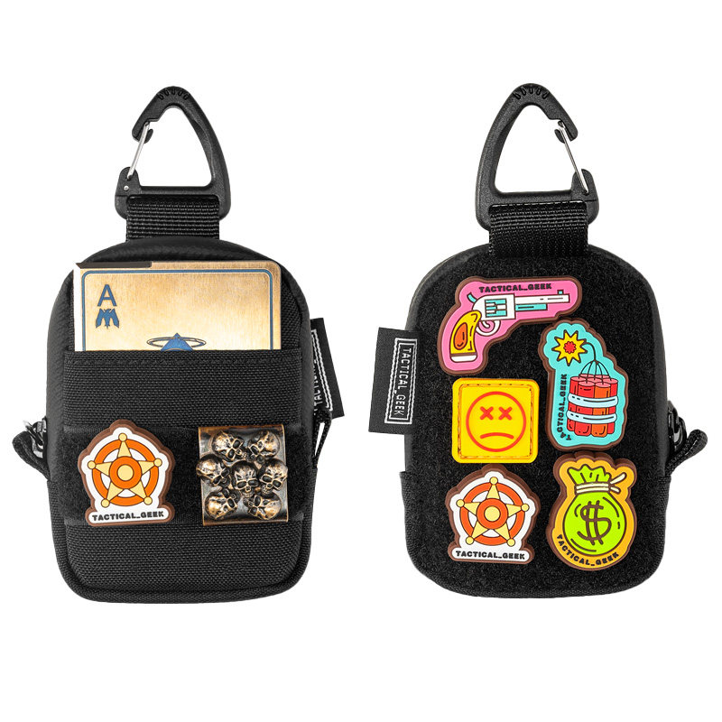 战术极客随身收纳袋迷你卡包