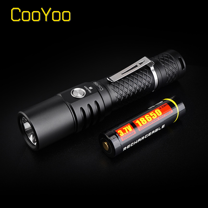 强光战术usb1000流明手电筒