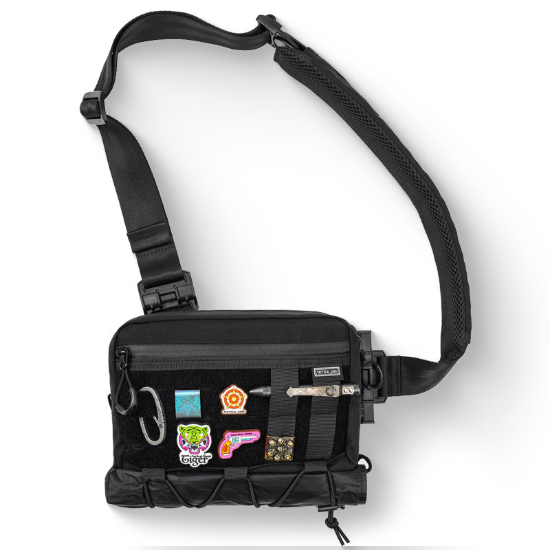 战术极客单肩包斜挎包