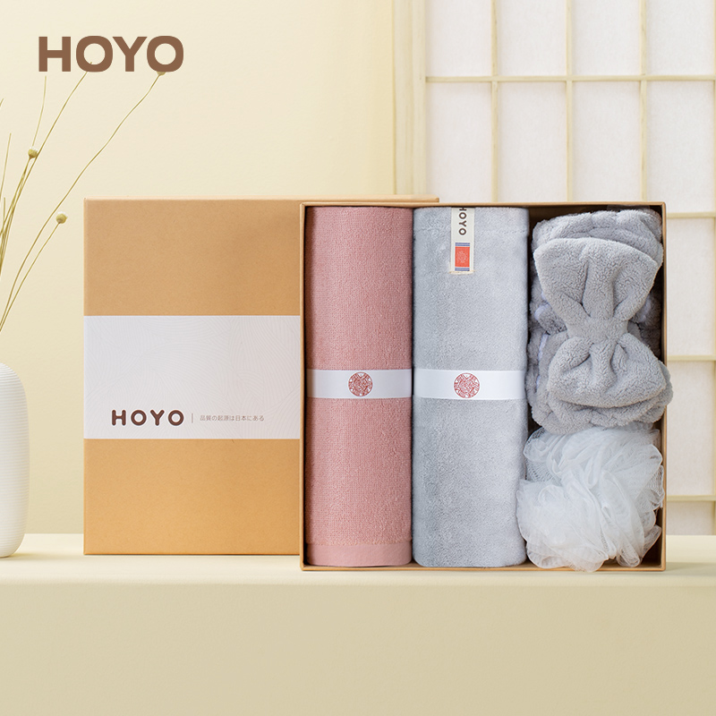 日本HOYO洗护4件套定制大毛巾