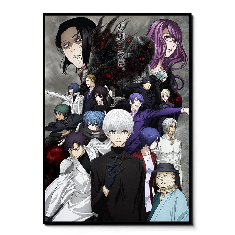 东京喰种食尸鬼金木研董香动漫电影海报周边宿舍卧室墙贴装饰挂画