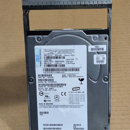 议价IBM 5223 DS4700 300G 10K FC光纤硬可维修