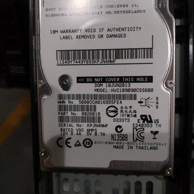 议价IBM 00Y2684 900G 10K SAS 2.5可维修