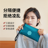 手拿包女零钱包化妆收纳包便携学生卡包护照包拉链袋可斜挎放手机