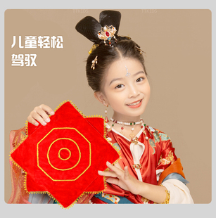 手绢花儿童考级舞蹈专用东北秧歌二人转秧歌手绢成人扭秧歌八角巾