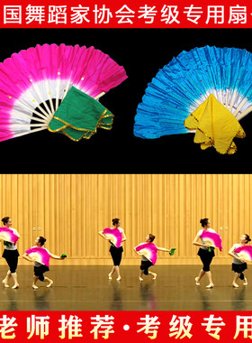 舞韵考级扇子道具俏兰花