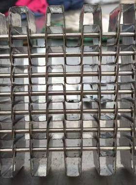 04不锈钢马蹄链网带加工水白菜清理用网带链片式U型马蹄链