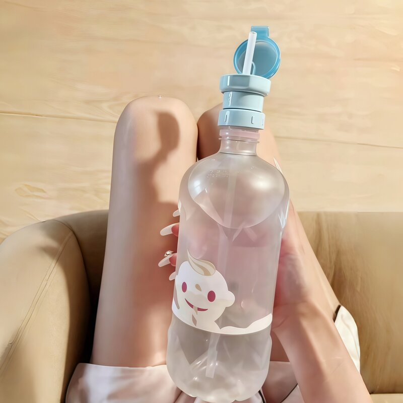 赵露思同款吸管瓶盖矿泉水转换头便携式防呛宝宝儿童喝水吸管帽