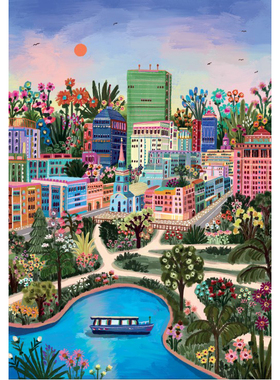 现货 法国 Pieces and Peace 进口小众质感拼图 波士顿 1000片