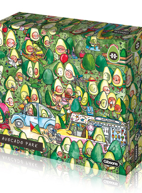 现货 英国Gibsons进口拼图 牛油果公园/乐园 1000片