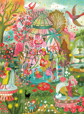 法国 Pieces and Peace 进口小众质感拼图 温室喷泉 1000片