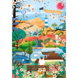 and Pieces Peace 进口小众质感拼图 1000片 现货 迎接春天 法国