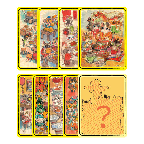 泡面盲盒塑料3D-JP拼图