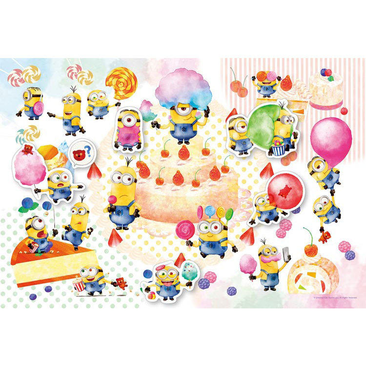 绝版现货 日本EPOCH进口拼图 小黄人 糖果 500片（赠贴纸）日本制