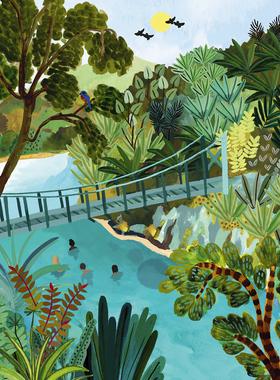 现货 法国 Pieces and Peace 进口小众Ins拼图 碧蓝池 500/1000片