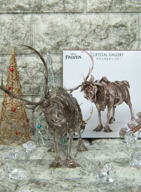 现货 日本HANAYAMA进口立体拼图 3D水晶 冰雪奇缘 驯鹿Sven 72片