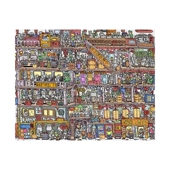 现货 机器人工厂 绝版 JP平面塑料拼图 肥鱼仔 2000片 3djp