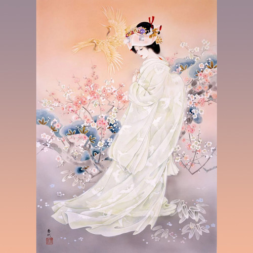 绝版现货 日本Epoch进口拼图 艺伎 春代 辉白/輝白 Kihaku 300片