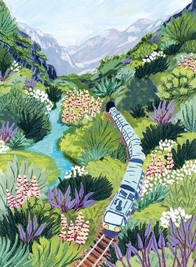 现货 Pieces Peace 法国进口拼图 Train Travel 列车之旅 1000片