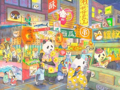 现货包邮3d-jp塑料罗德西街拼图