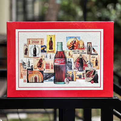 绝版现货 Central Hobby日本进口拼图 可口可乐复古玻璃瓶 1000片