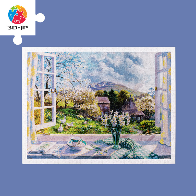 3D-JP塑料拼图春暖花开1200片