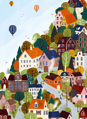 现货 法国 Pieces and Peace 进口小众质感拼图 城市森林 1000片