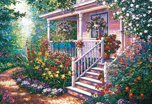绝版现货 日本进口EPOCH拼图 Mary-Anne's Cottage 迷你 1053片