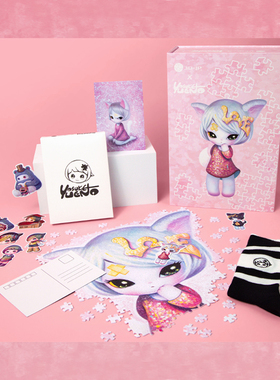 3D-JP上野阳介联名限量款礼盒Lily平面塑料拼图成人版1200片 3djp