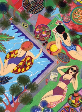 现货 法国 Pieces and Peace 小众进口拼图 Ins 悠闲一刻 1500片