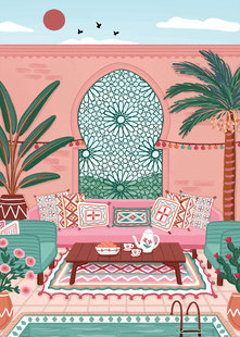 法国 摩洛哥传统旅店 Pieces 进口小众质感拼图 500片 Peace 现货