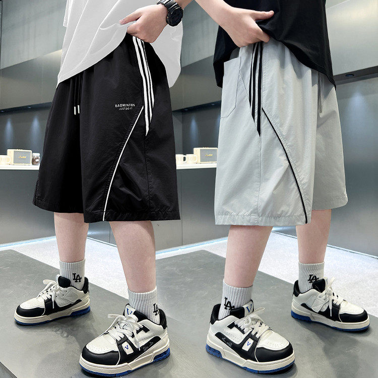 男童夏装裤子2026新款春夏款运动中大儿童休闲男孩卫裤夏季长裤潮